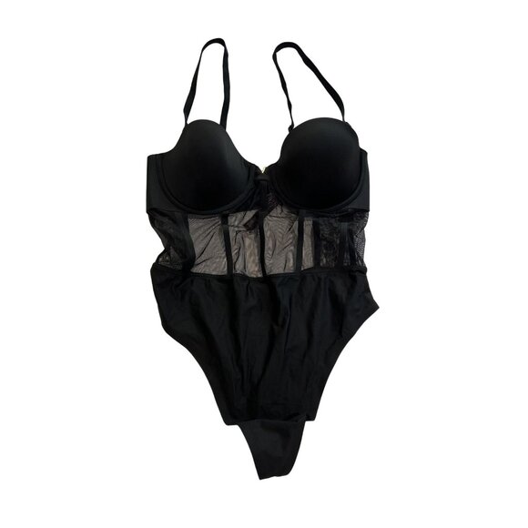 Victoria's Secret Strapless Teddy in Black - Picture 1 of 3